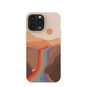 Pela Case with Rainbow Waterfall Graphic Art for iPhone 13